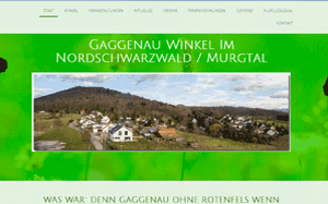 Ortsgemeinde Gaggenau-Winkel im Murgtal-Nordschwarzwald