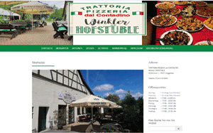 Pizzeria Biergarten Gaggenau Winkler Hofstueble Nordschwarzwald Murgtal