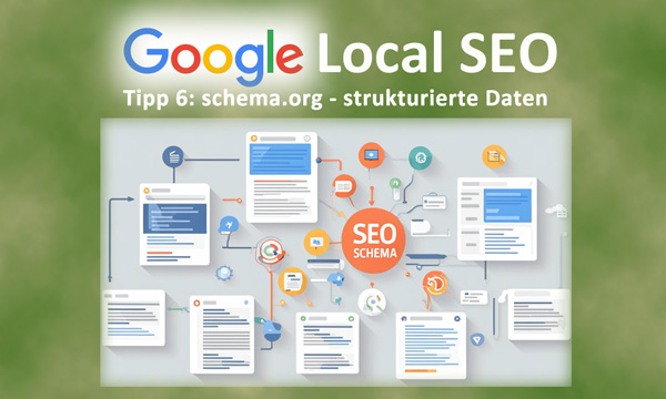 Local SEO Tipp 6: schema.org - strukturierte Daten Strukturierte Daten helfen der Suchmaschine dabei einzuschätzen, wie relevant eine Website ist und welchen Suchanfragen sie zugeordnet werden kann. Diese Daten sind für die Benutzer der Website nicht sichtbar, da sie im HTML-Code hinterlegt sind.