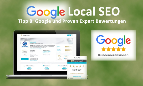 Lokale SEO Tipp 8: Google und Proven Expert Bewertungen