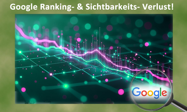 Was tun bei Google Ranking- & Sichtbarkeits- Verlust!