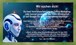Wir suchen dich als Vermittler für SEO und Online-Marketing!