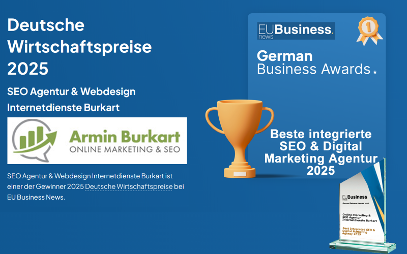 German Business Award 2025 Gewinner: Beste integrierte SEO Digital Marketing Agentur 2025
