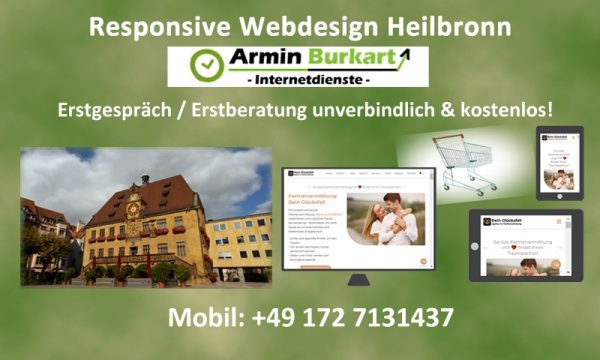 Responsive Webdesign Heilbronn und Umgebung, für Ihre Firma oder Ihren Onlineshop (E-Commerce)