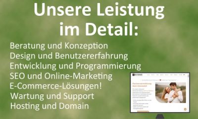 Webdesign von Internetdienste Burkart: Leistungen im Detail!